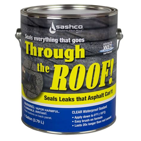 Sashco Through The Roof Clear Elastomeric Roof Sealant 1 gal. - Ace ...