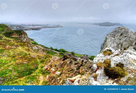 Howth Cliff Walk Outside of Dublin, Ireland Stock Photo - Image of ...