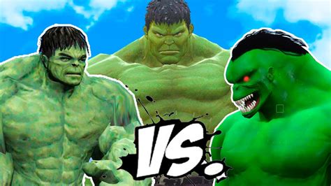 Hulk 2003 vs Hulk 2008 vs Hulk 2099 - Who is most Strongest Hulk? - YouTube