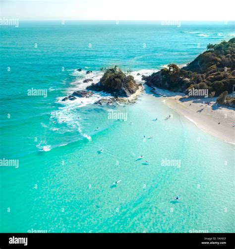 Swimmers beach aerial hi-res stock photography and images - Alamy