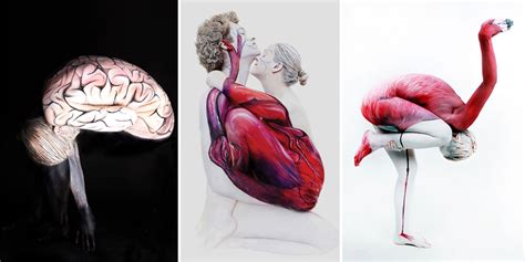 Incredible Body Paintings By Gesine Marwedel Transform People Into ...