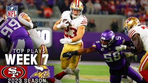 San Francisco 49ers Top Plays vs. Minnesota Vikings | 2023 Regular ...