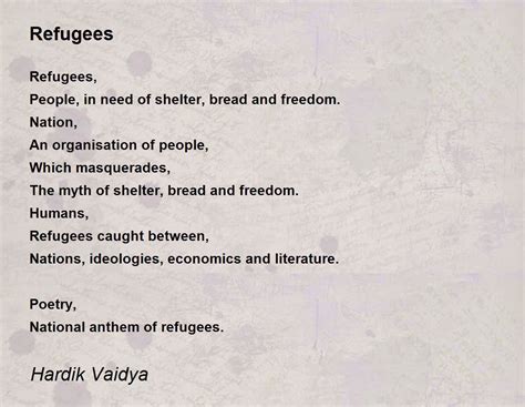 Refugees - Refugees Poem by Hardik Vaidya