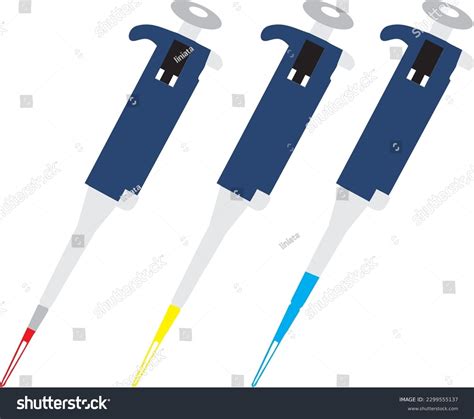 Micropipette Drawing, vector for biology lab - Royalty Free Stock ...