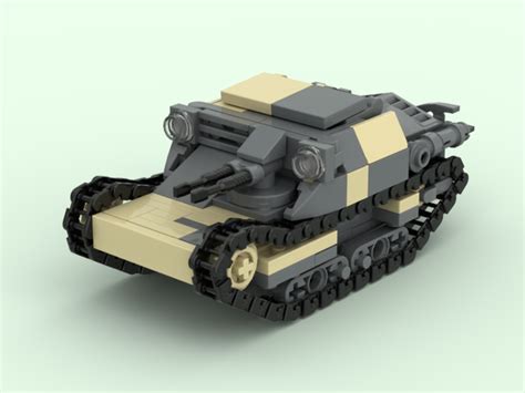 LEGO MOC CV-33 tankette L3/33 by warbrick.ww2 | Rebrickable - Build ...