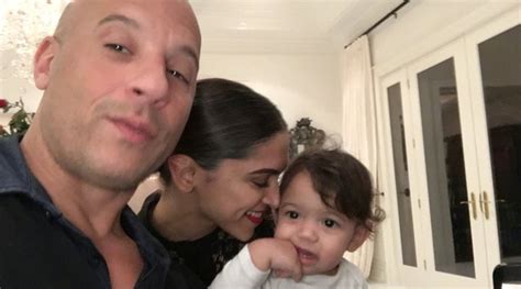 Deepika’s candid selfie with xXx co-star Vin Diesel and daughter ...