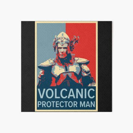 "Fire Saga, Volcano Man, Volcanic Protector Man, Eurovision So" Art Board Print for Sale by ...