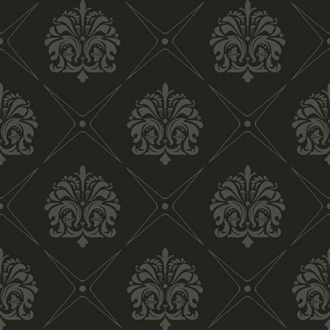 Free Vector | Seamless black background, old style vector pattern