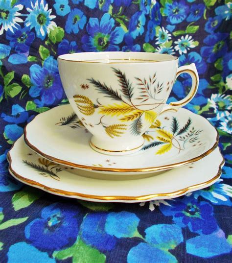 Vintage Colclough Bone China Trio - 1960's - Stardust - Pattern 6791 ...