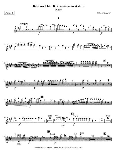 Clarinet Concerto in A major, K.622 (Mozart, Wolfgang Amadeus) - IMSLP: Free Sheet Music PDF ...