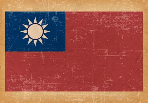 Grunge Flag of Taiwan 148252 Vector Art at Vecteezy