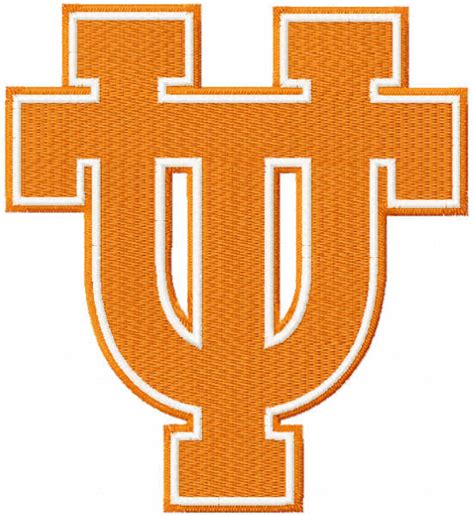 University of tennessee logo embroidery design