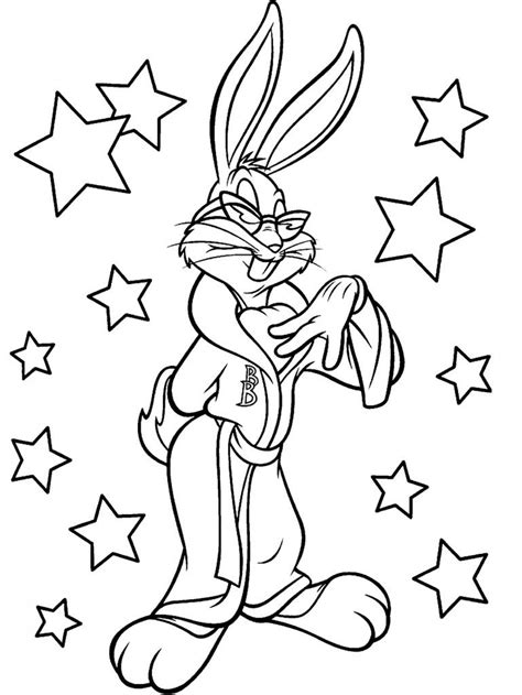 Free Printable Bugs Bunny Dibujo Para Imprimir - Bugs Bunny Coloring Pages. Wizard Bugs ...