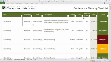 Conference Planning Checklist - YouTube