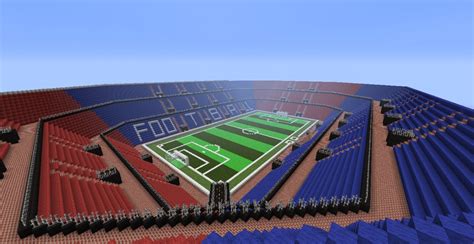 Minecraft Football Stadium Mega Build Minecraft Map