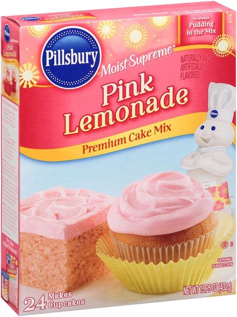 Pillsbury Moist Supreme® Pink Lemonade Premium Cake Mix Reviews 2020