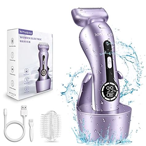 Electric Shaver for Women Best Electric Razor for Womens Bikini Legs Underarm Public Hairs ...