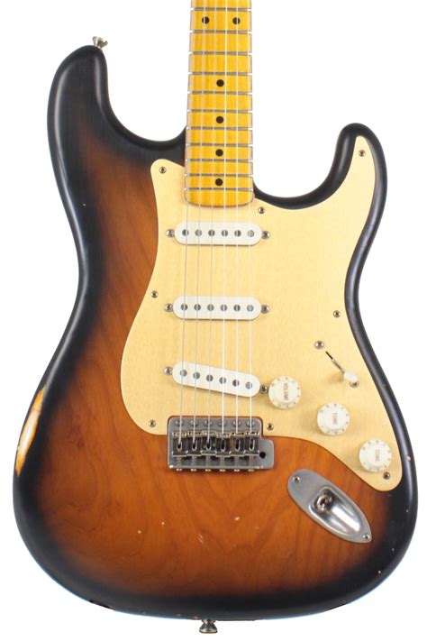 Nash S-57 Guitar, 2-Tone Burst - Gold Anodized Pickguard | Humbucker Music