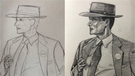 | OPPENHEIMER | Draw a Cillian Murphy / J.Robert Oppenheimer - YouTube