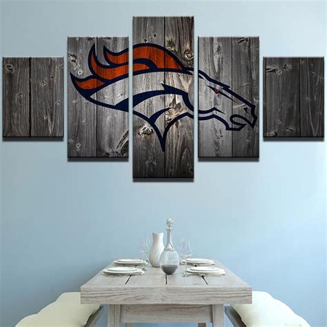 Denver Broncos American Football | Wall art canvas painting, Modern wall art canvas, Modern ...