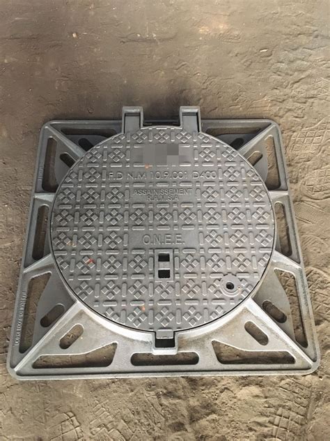 850X850 Ductile Cover Weight of Manhole Cover Square Round Manhole ...