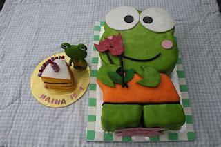 DHANYA'S DELIGHTS: Keroppi Cake [Japanese Frog]