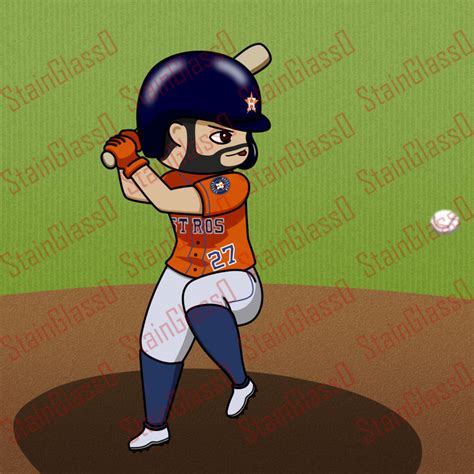 Altuve Batting Commission by StainGlass0 on DeviantArt