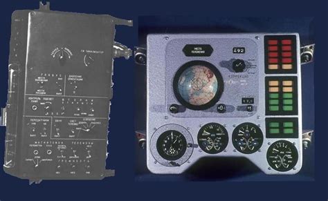 Spacecraft "Vostok" and "Soyuz" 7K-OK Control and Instrument Panels - Panels