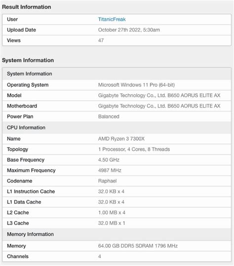 AMD Ryzen 3 7300X和Ryzen 3 5300G APU参数规格和GB跑分曝光 - 发烧友