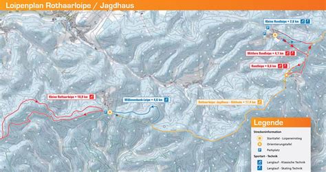 Cross-Country Skiing Trail Map Schmallenberg • Nordic Trail Map