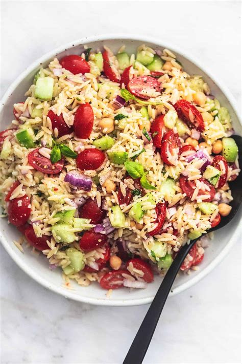 Best Italian Orzo Salad | Creme De La Crumb