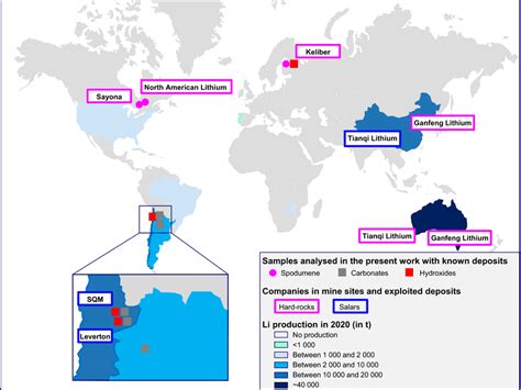 Lithium Deposits World Map - Gisela Ermengarde