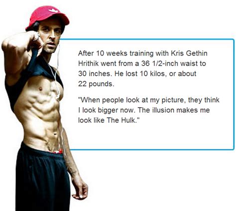 Hrithik Roshan workout routine ~ How to build muscles