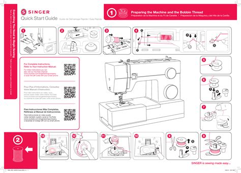 Singer 4432 Heavy Duty Quick Start Manual