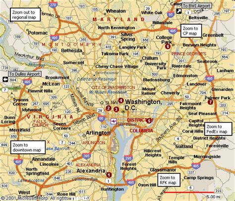 Washington DC Map