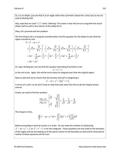 SOLUTION: Line and surface integrals complete chapter notes: Vector Fields, Line Integrals ...