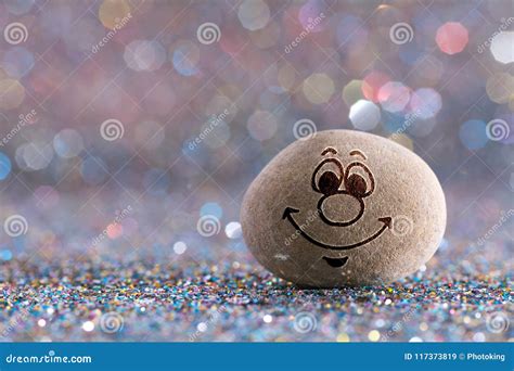 The relieved stone emoji stock image. Image of expression - 117373819