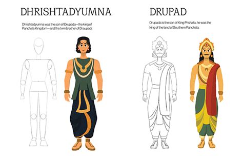 Illustrations: Mahabharata on Behance