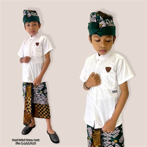 Safari Anak/Baju Koko Anak/Baju saja /Pakaian Adat Bali Anak/Usia 2-10tahun | Lazada Indonesia