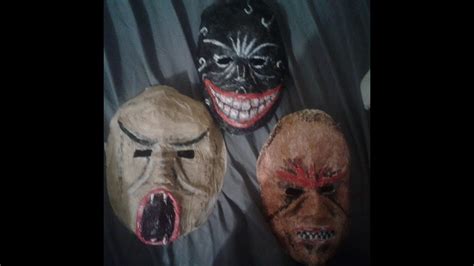 Paper mache mask tutorial - YouTube