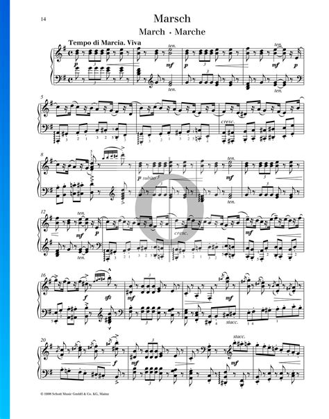 The Nutcracker: March (Pjotr Iljitsch Tschaikowski) Piano Sheet Music - OKTAV