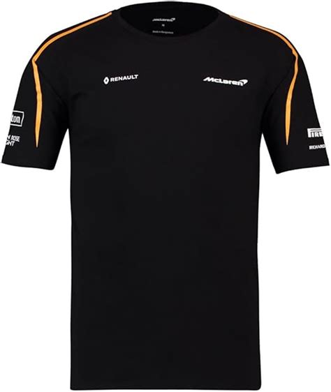 2018 McLaren F1 Formula 1 Official Team Set Up Mens T-Shirt Tee in Sizes S-XXXL: Amazon.co.uk ...