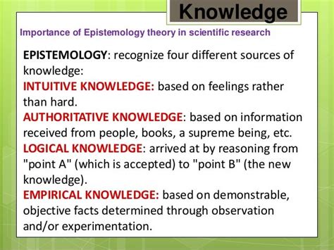 Epistemology