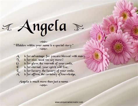 Angela | Unique Name Creator