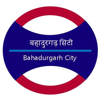 Bahadurgarh City Metro Station Route Map - Delhi Metro - YoMetro