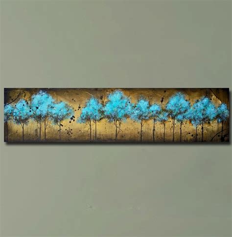 Diy Tree Painting, Long Painting, Night Painting, Horizontal Painting ...