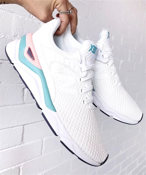 New Balance white women's sneakers | White sneakers, White sneakers ...