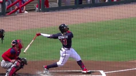 VIDEO: Ronald Acuña Jr's Swing in Slow Motion is a Thing of Beauty