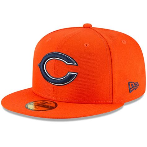 New Era Chicago Bears Orange Omaha 59FIFTY Hat