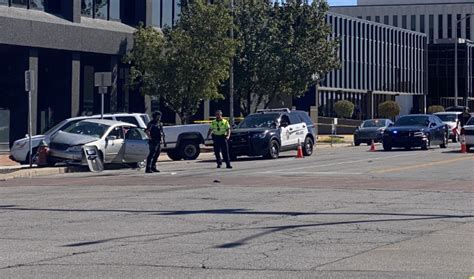 Large police presence in Downtown Topeka